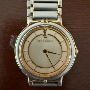 Two tone Yves Saint Laurent Watch